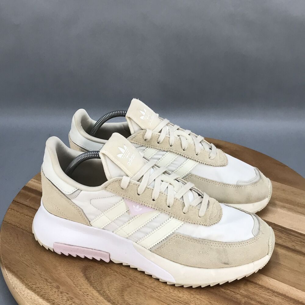 adidas Women's Cream and White Athletic Shoes